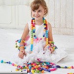 Pop Beads Set Girl Toy DIY Jewelry Making Kit for Necklace Earrings Bracelets and Anklets Gift for Girls Kids 85 Pieces  B076BMG42Z